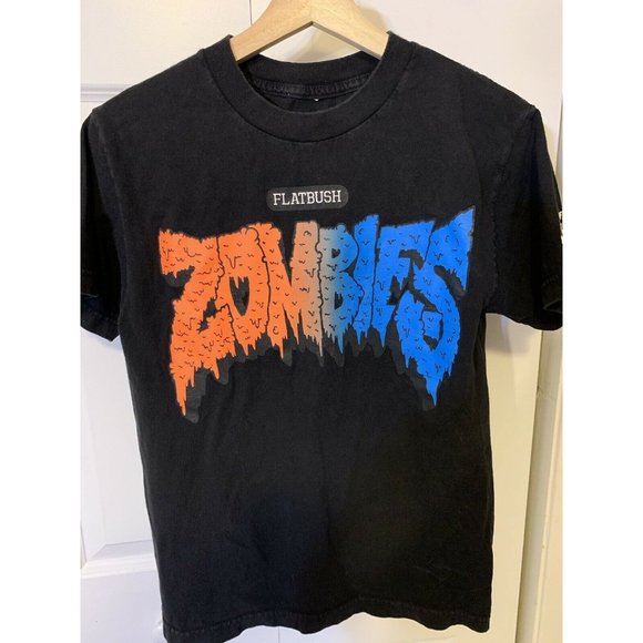 Flatbush Zombies Black Orange Blue T Shirt Men’s Sz S Rare - Picture 1 of 6